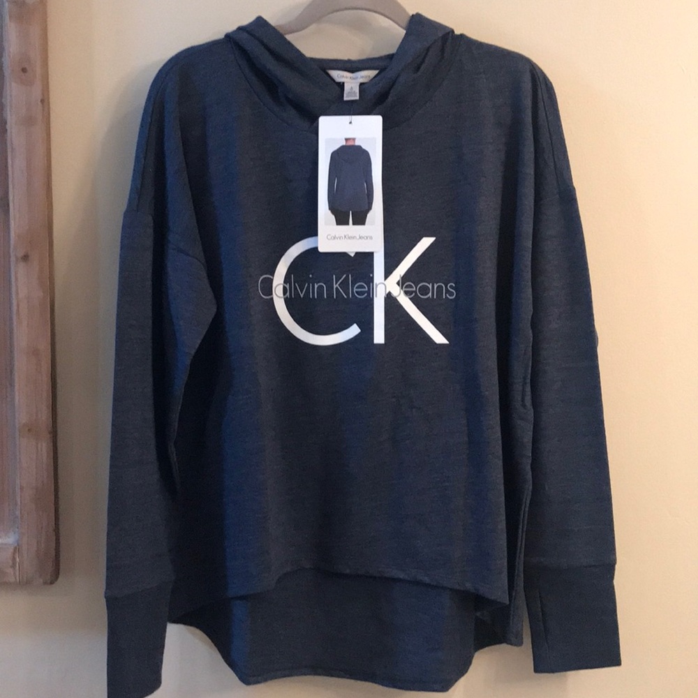 NWT Calvin Klein Lightweight Pullover Hoodie